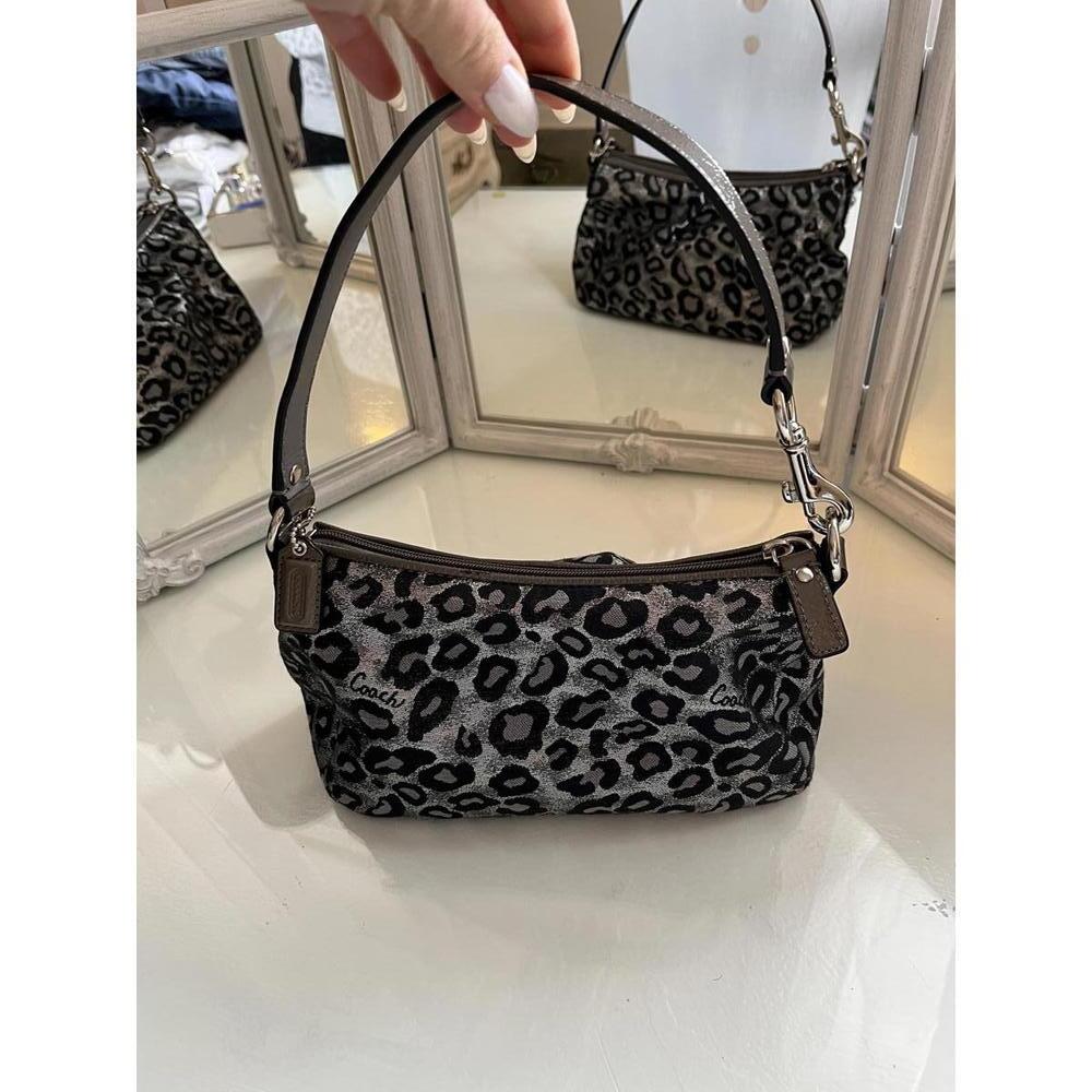 Coach metallic leopard print bag - Picture 2 of 7